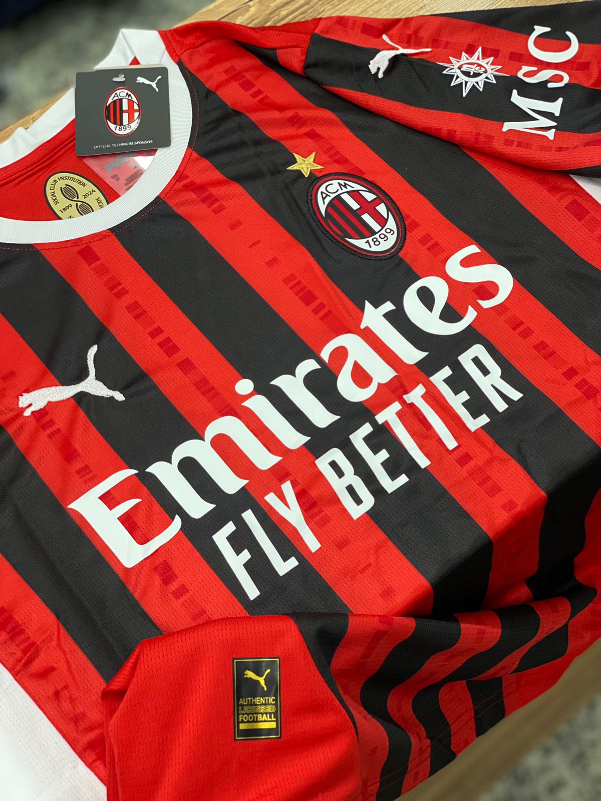 Camisa Milan Home 24/25 Modelo Jogador