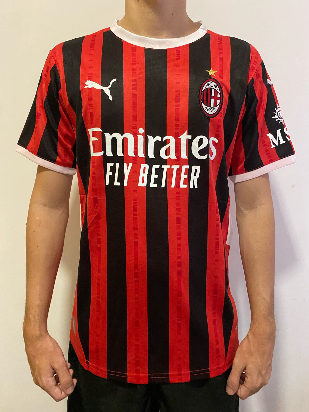 Camisa Milan Home 24/25 Modelo Jogador
