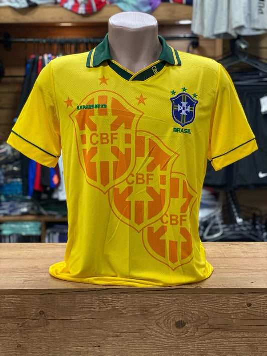 Camisa Brasil Seleção Brasileira Retrô 1994 Primeira Linha
