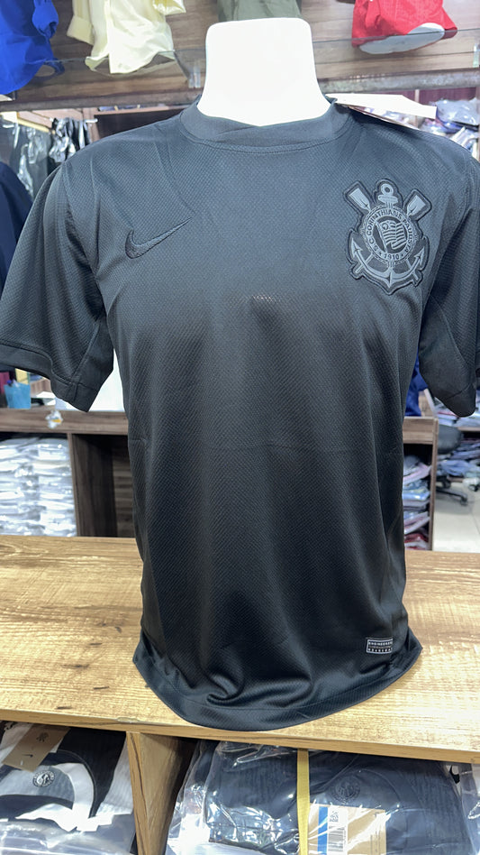 Camisa Corinthians Away All Black 24/25 Primeira Linha
