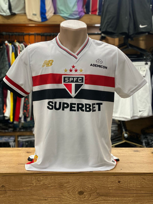 Camisa São Paulo Home 25/26 Primeira Linha