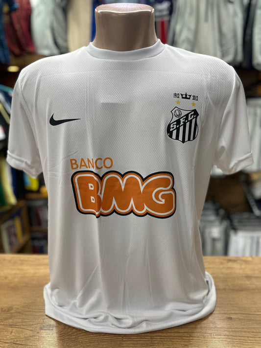 Camisa Retrô Santos Branca 2012 Neymar