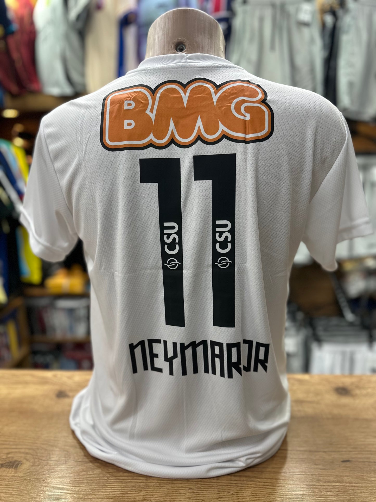 Camisa Retrô Santos Branca 2012 Neymar