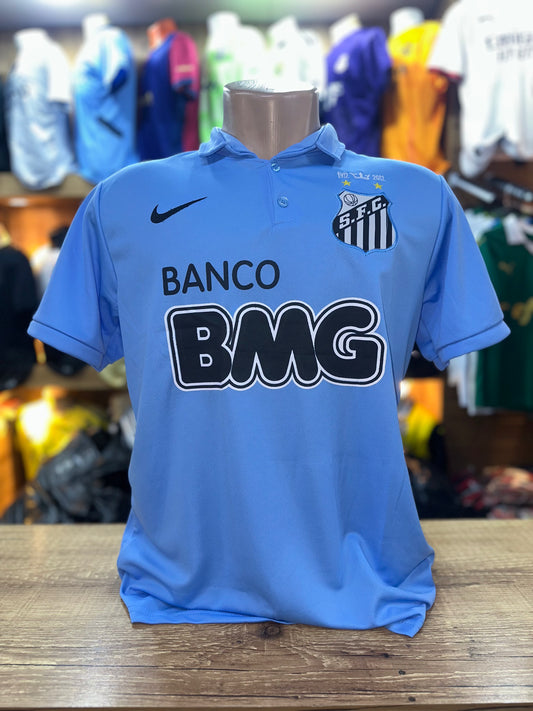 Camisa Retrô Santos Azul 2012 Neymar